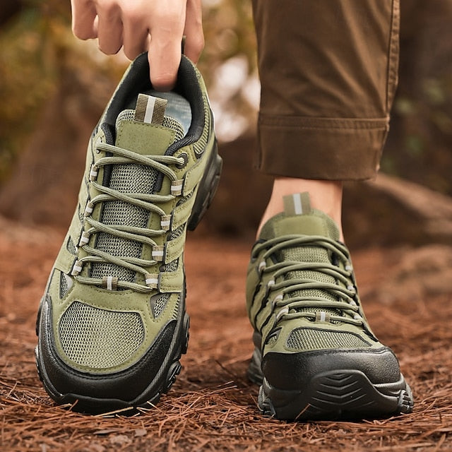 Lightweight Sneakers Men's - Outdoor Beige Hiking