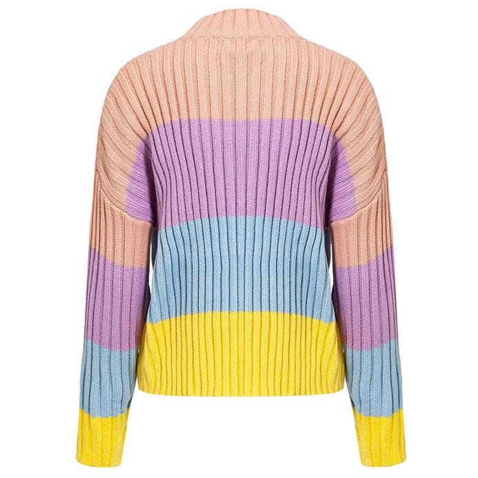 Light-colored Rainbow Jumper - Free Size / Multi - Sweaters