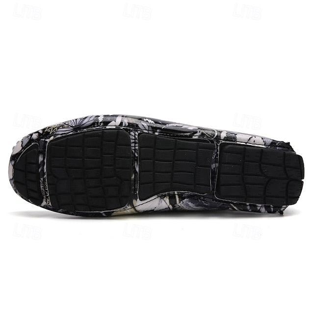 PU Winter Slip-Ons Fleece Loafers Boots lined Men's