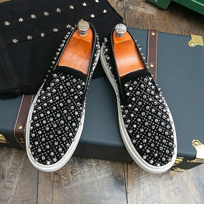 Detailing - Slip-On Elegant Black Pearl with Men's Shoes