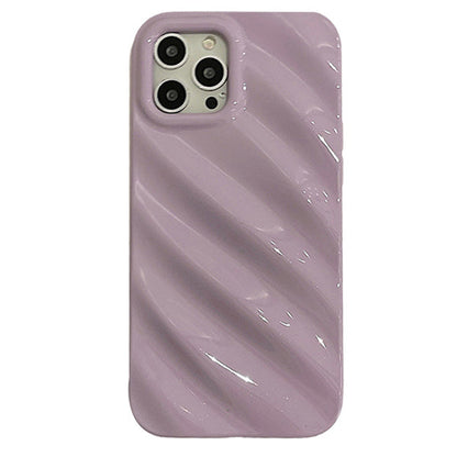 Coque iPhone 3D esthétique à rayures