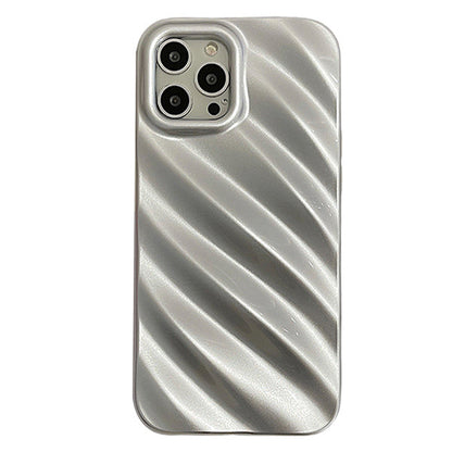 Coque iPhone 3D esthétique à rayures