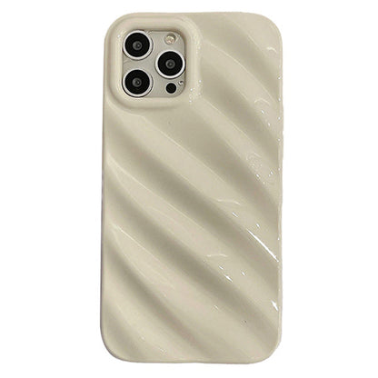 Coque iPhone 3D esthétique à rayures
