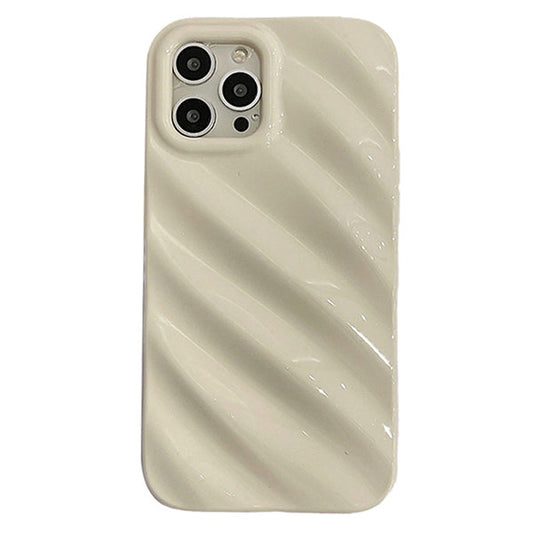Coque iPhone 3D esthétique à rayures
