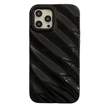 Coque iPhone 3D esthétique à rayures