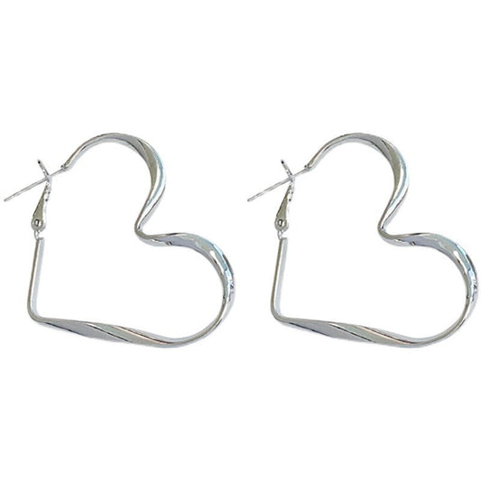 Boucles d'oreilles coeur esthétiques