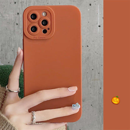 Pure Color Matte iPhone Case