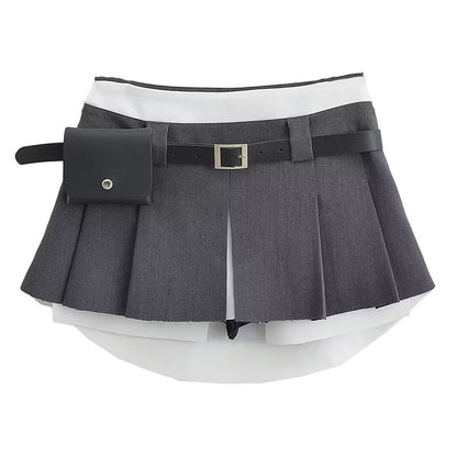 Charming Mini Pleated Skirt