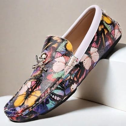 PU Winter Slip-Ons Fleece Loafers Boots lined Men's