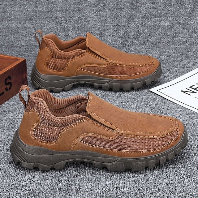 Maroon Slip-On Stylish Perforated Design Sandals with Men's