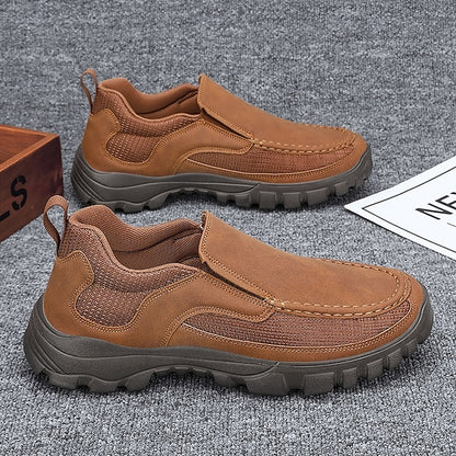 Maroon Slip-On Stylish Perforated Design Sandals with Men's