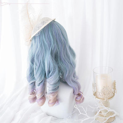 Sweet Gradient Color Long Curly Wig