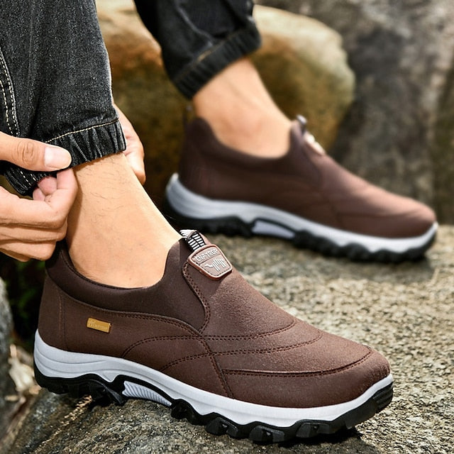 Slip-Ons Leather Loafers Men's PU Breathable