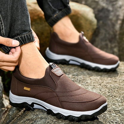 Slip-Ons Leather Loafers Men's PU Breathable