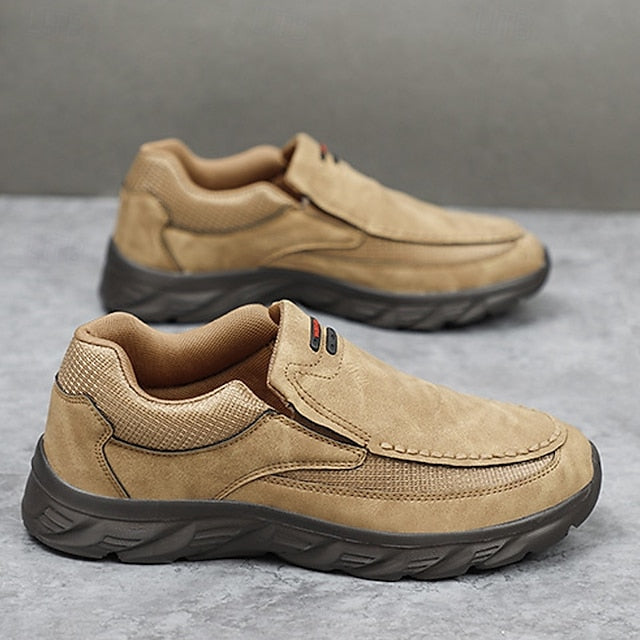 – Slip-On Loafers Suede Men's Lightweight