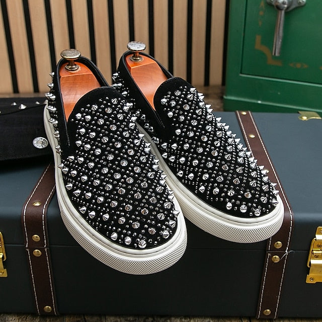 Detailing - Slip-On Elegant Black Pearl with Men's Shoes