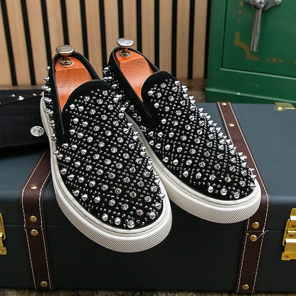 Detailing - Slip-On Elegant Black Pearl with Men's Shoes