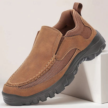 Maroon Slip-On Stylish Perforated Design Sandals with Men's