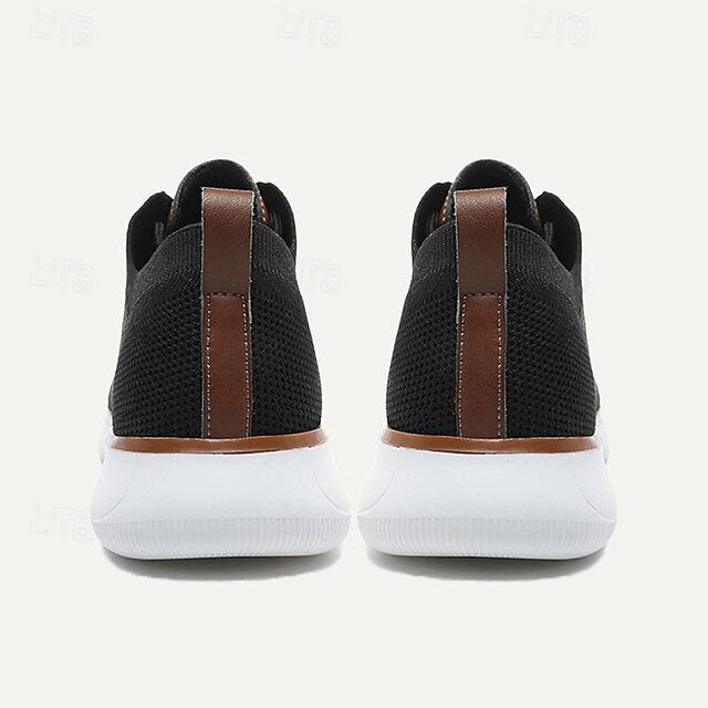Casual - Lightweight Breathable Sneakers Knit Men's Walking