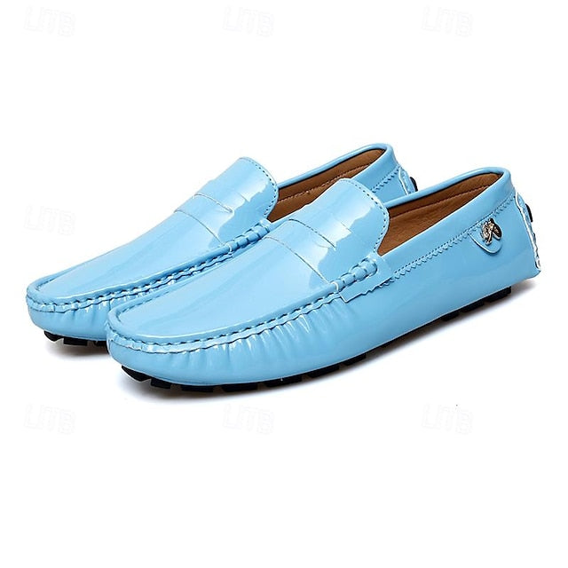Penny PU Men's Loafers Leather Driving Slip-Ons