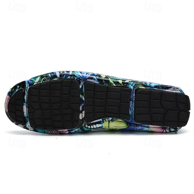 PU Winter Slip-Ons Fleece Loafers Boots lined Men's