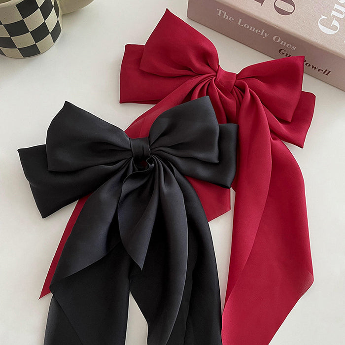 Chic Satin Hair Bow