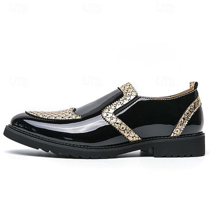 Slip-Ons Leather Loafers Men's PU Breathable