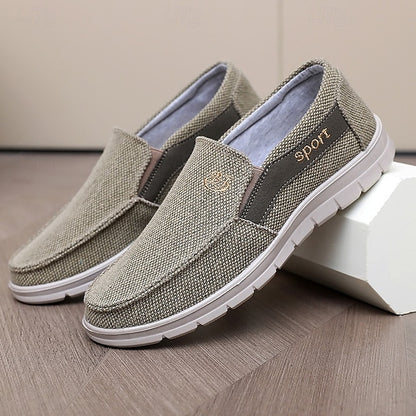 PU Winter Slip-Ons Fleece Loafers Boots lined Men's