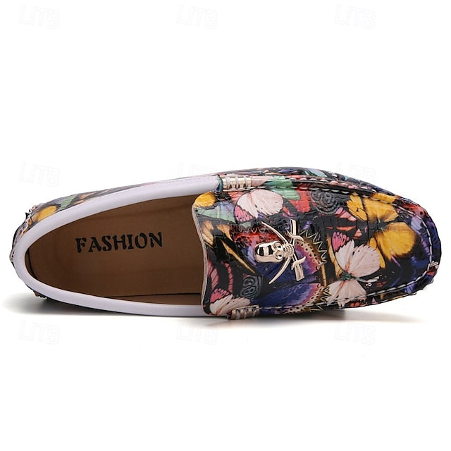 PU Winter Slip-Ons Fleece Loafers Boots lined Men's