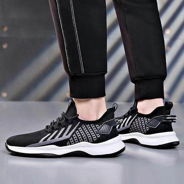 Casual Men's Look Shoes Flyknit Sporty Sneakers