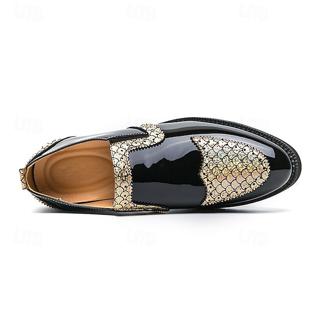 Slip-Ons Leather Loafers Men's PU Breathable