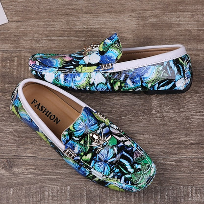 PU Winter Slip-Ons Fleece Loafers Boots lined Men's