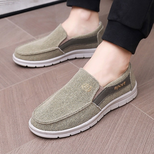PU Winter Slip-Ons Fleece Loafers Boots lined Men's