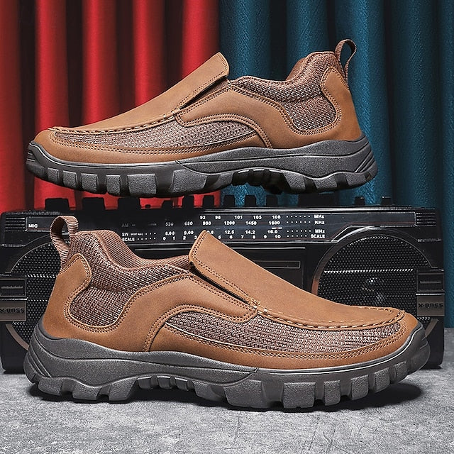 Maroon Slip-On Stylish Perforated Design Sandals with Men's