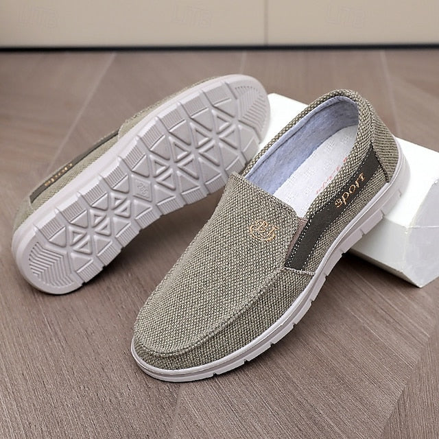 PU Winter Slip-Ons Fleece Loafers Boots lined Men's