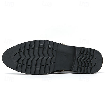Slip-Ons Leather Loafers Men's PU Breathable
