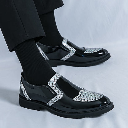 Slip-Ons Leather Loafers Men's PU Breathable