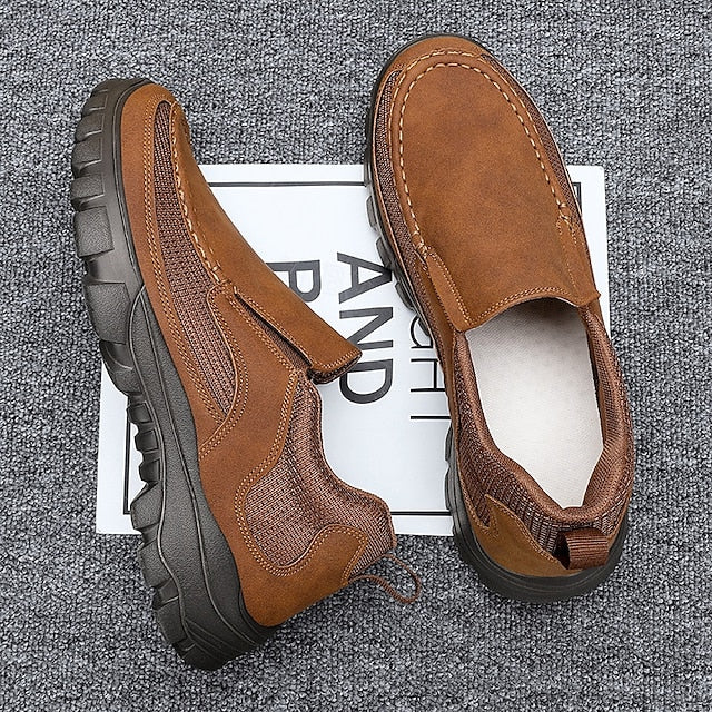 Maroon Slip-On Stylish Perforated Design Sandals with Men's