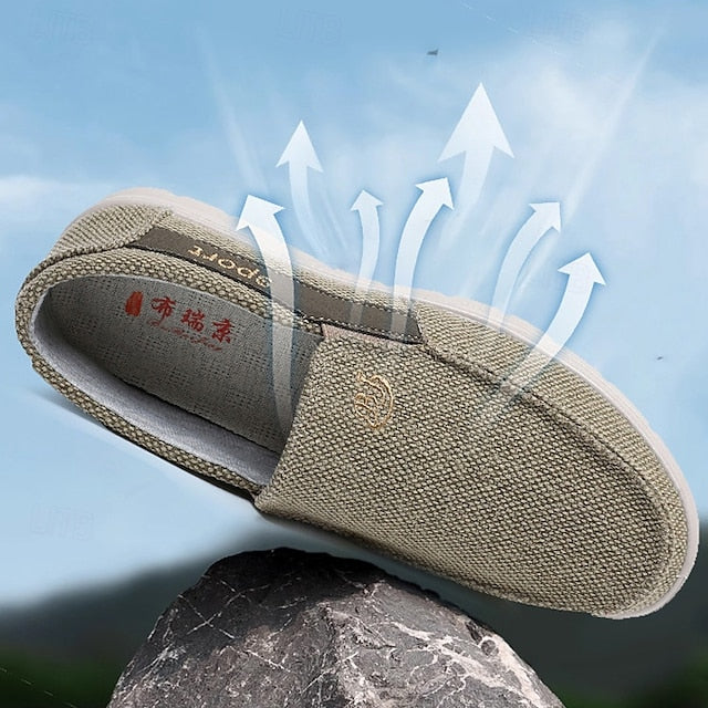 PU Winter Slip-Ons Fleece Loafers Boots lined Men's