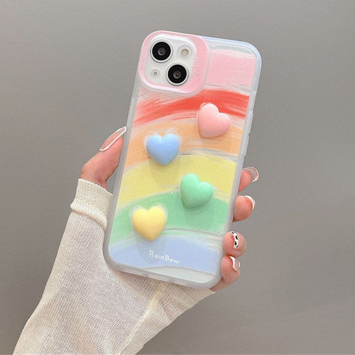 Rainbow Heart iPhone Case - IPhone Case