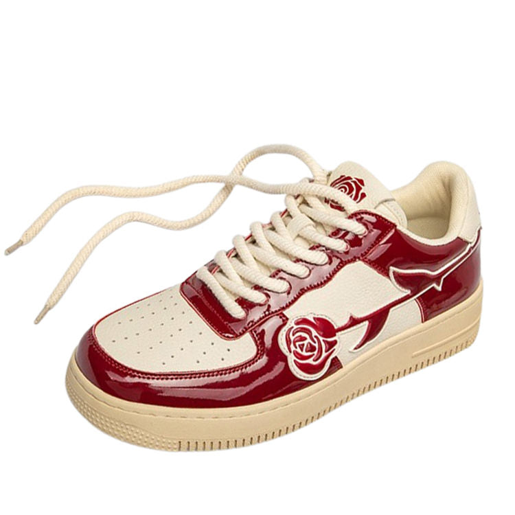 Red Rose Sneakers