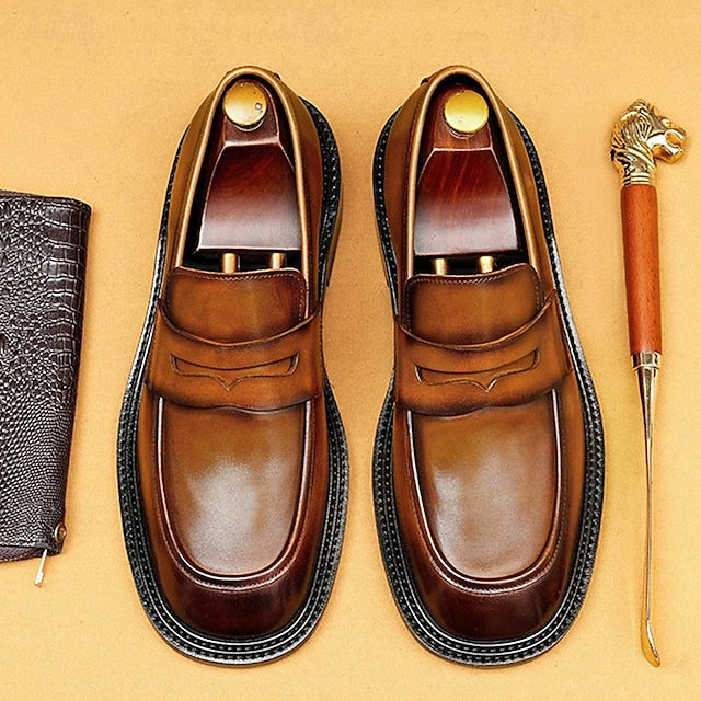 in Formal Tan and Shoes Brown Wingtip Leather with Men's