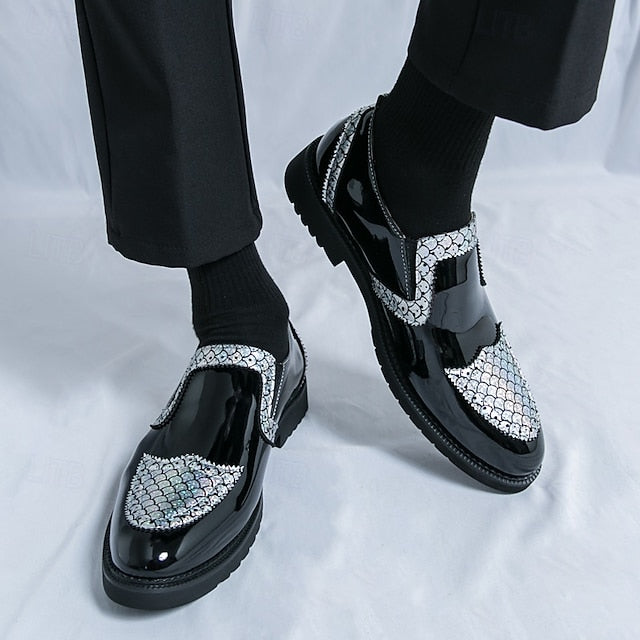 Slip-Ons Leather Loafers Men's PU Breathable