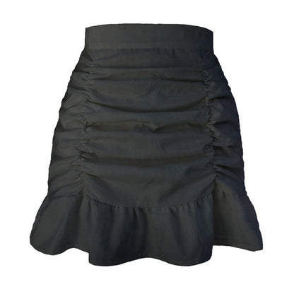 Soft Ruffle Mini Skirt