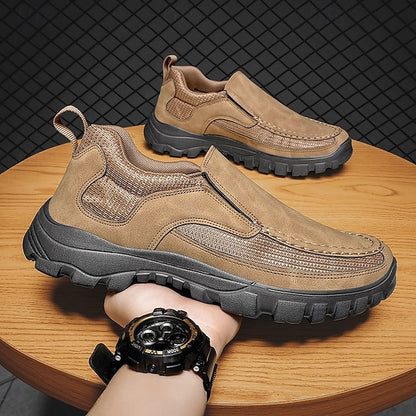 Maroon Slip-On Stylish Perforated Design Sandals with Men's