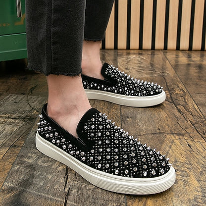 Detailing - Slip-On Elegant Black Pearl with Men's Shoes