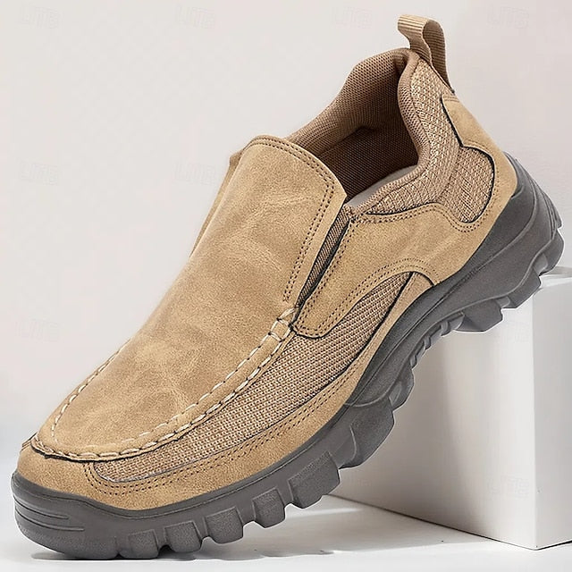 Maroon Slip-On Stylish Perforated Design Sandals with Men's