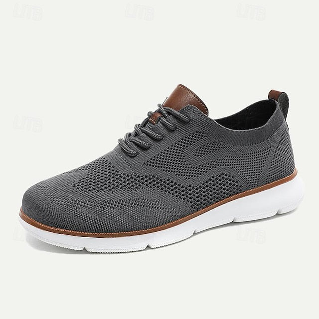 Casual - Lightweight Breathable Sneakers Knit Men's Walking