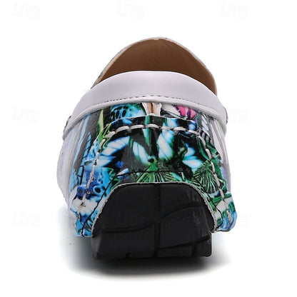 PU Winter Slip-Ons Fleece Loafers Boots lined Men's