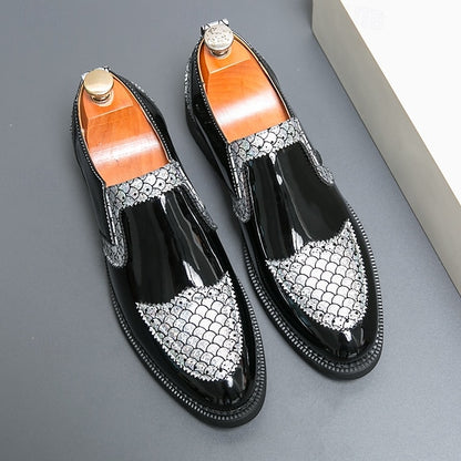 Slip-Ons Leather Loafers Men's PU Breathable